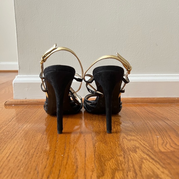 Sam Edelman black and gold heels - Picture 6 of 7